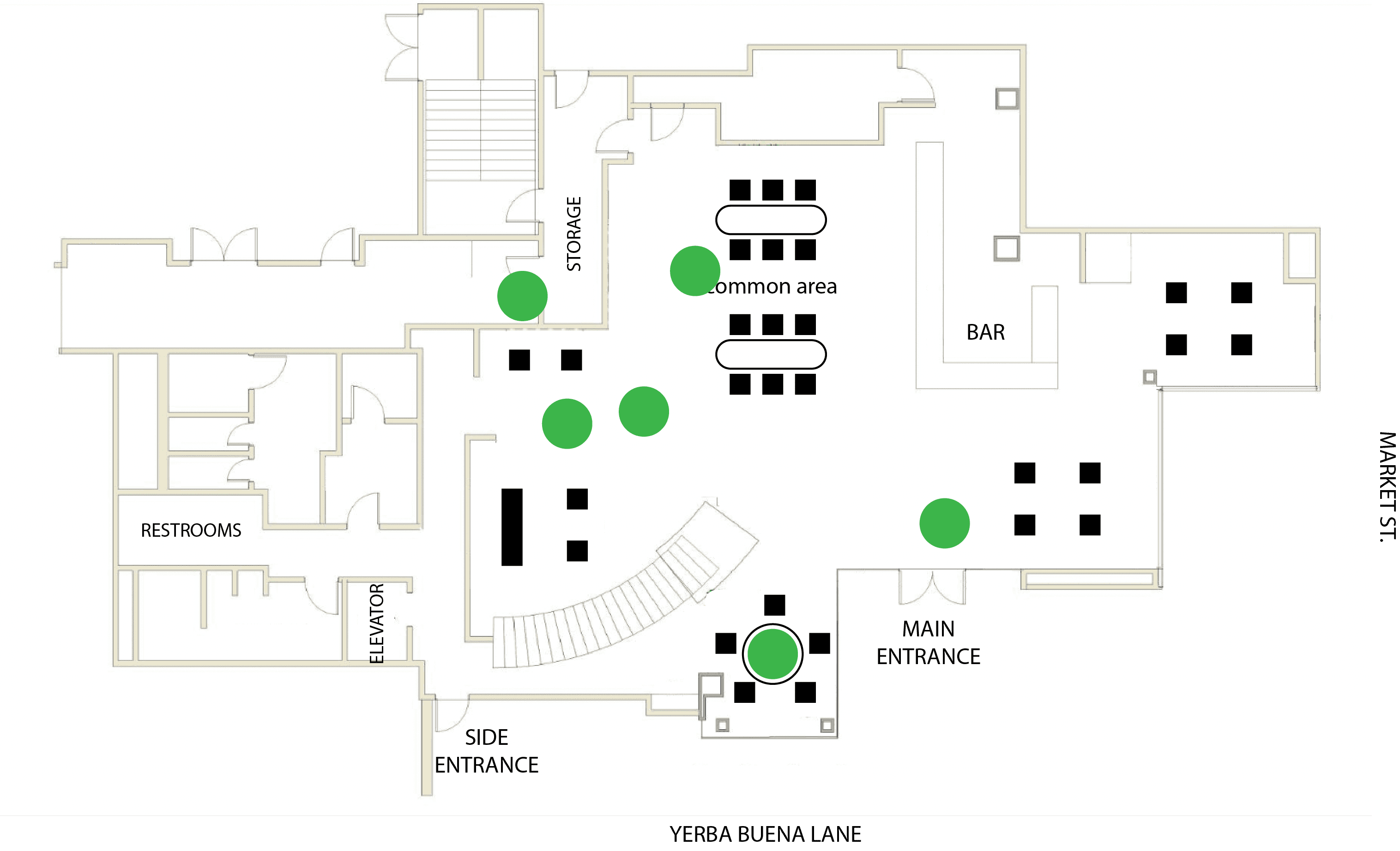 1 Yerba Buena Floor Map